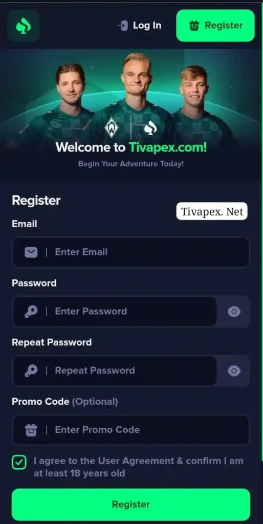 Tivapex Register